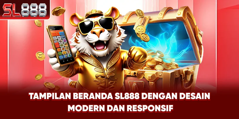 Tampilan Beranda SL888 dengan Desain Modern dan Responsif
